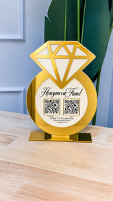 Ring Honeymoon Fund Sign