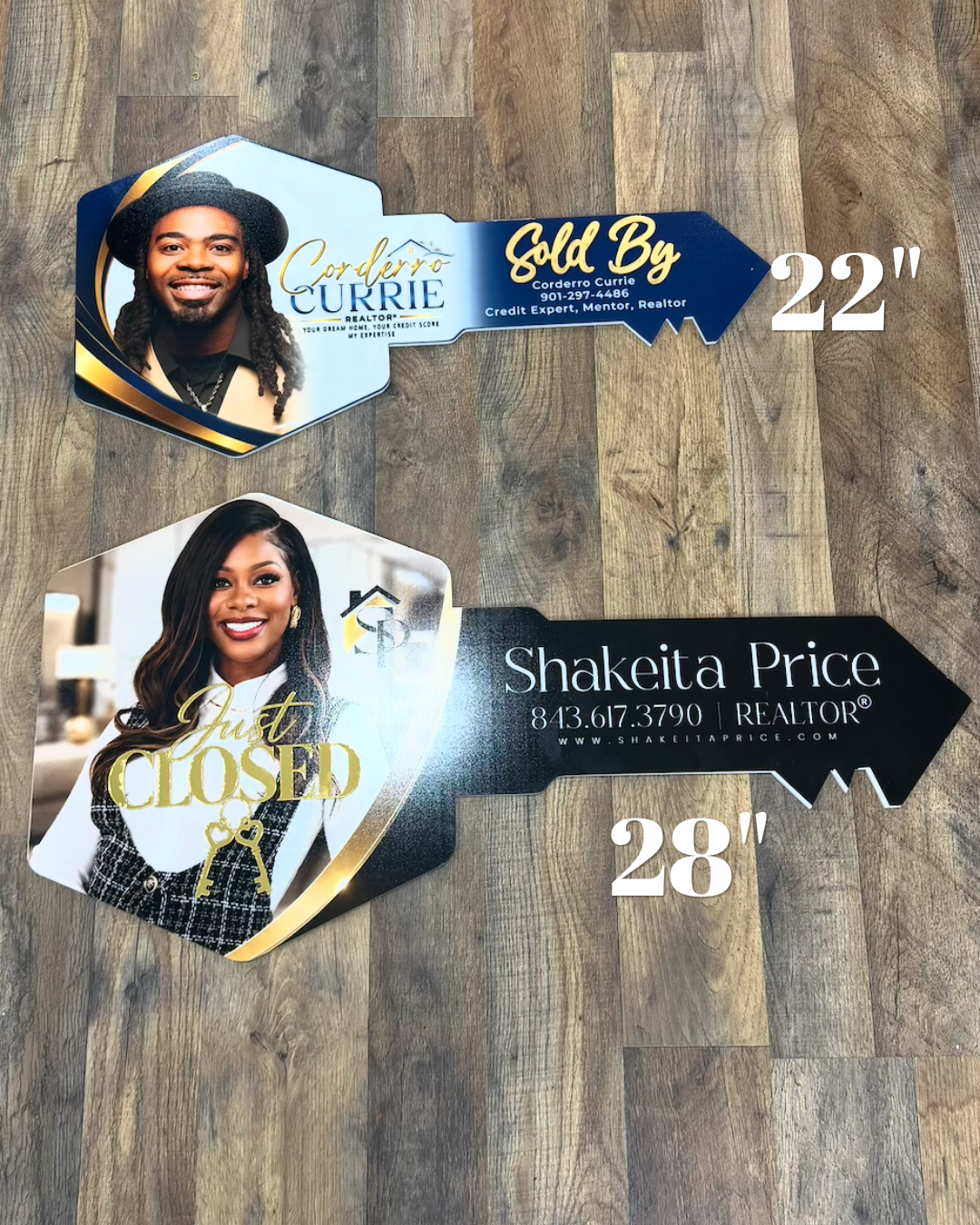 Custom Realtor Key Sign