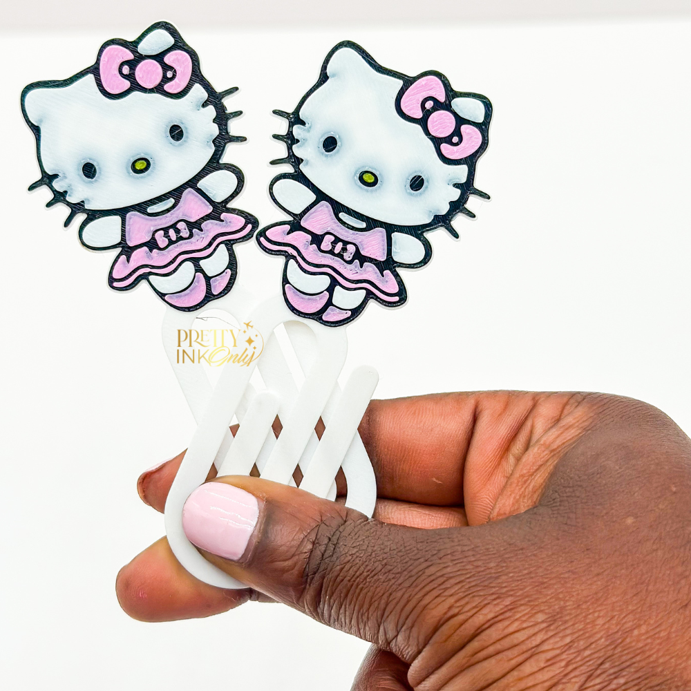 3D Hello Kitty Jumbo PaperClip/ Bookmark