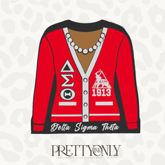 Red Sister Sweater 3D Pencil Holder