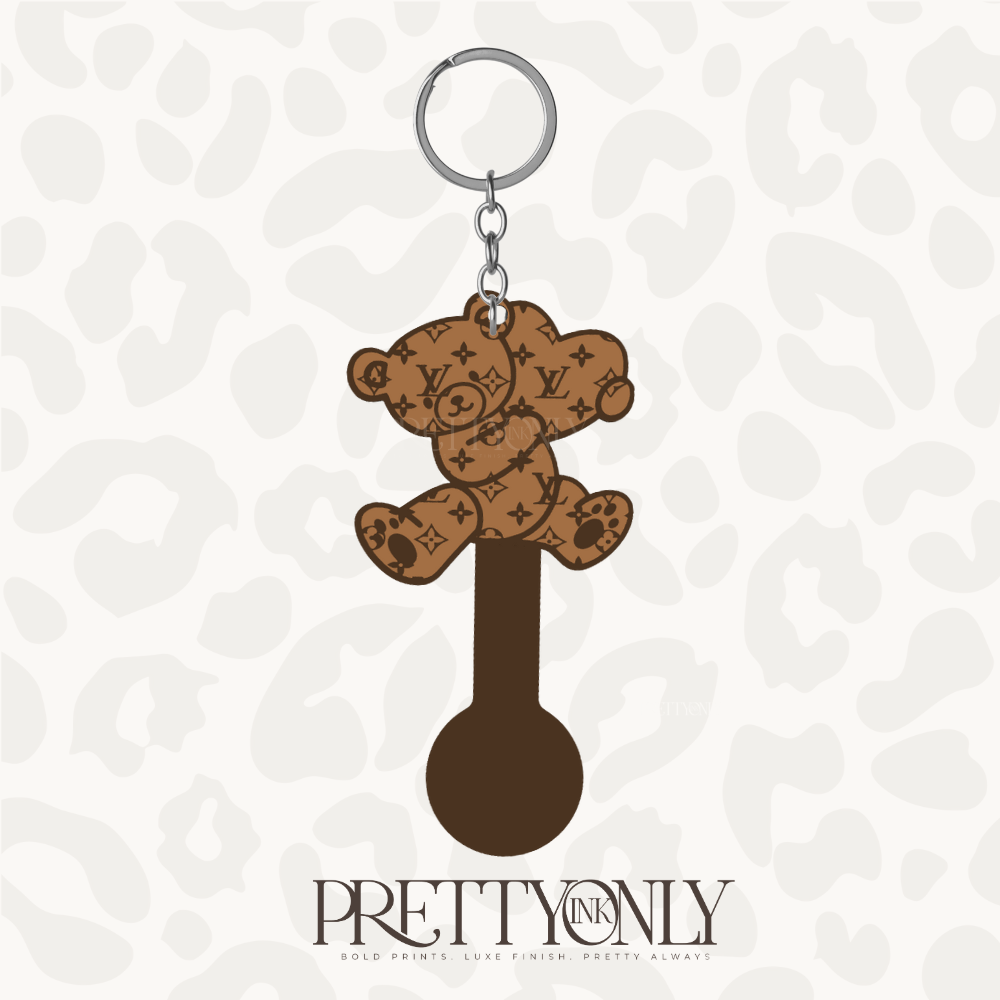 Lux Bear Aldi Quarter Keychain