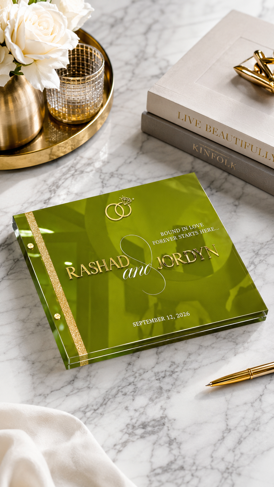 Acrylic Wedding Book