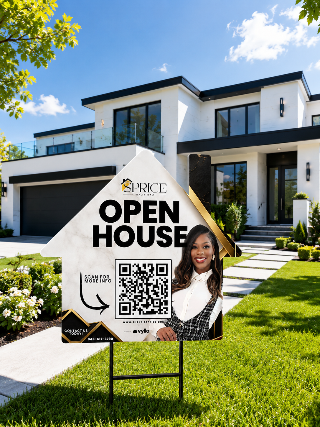 House Realtor Yard Sign