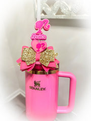 3D Doll Stanley Straw Topper Set