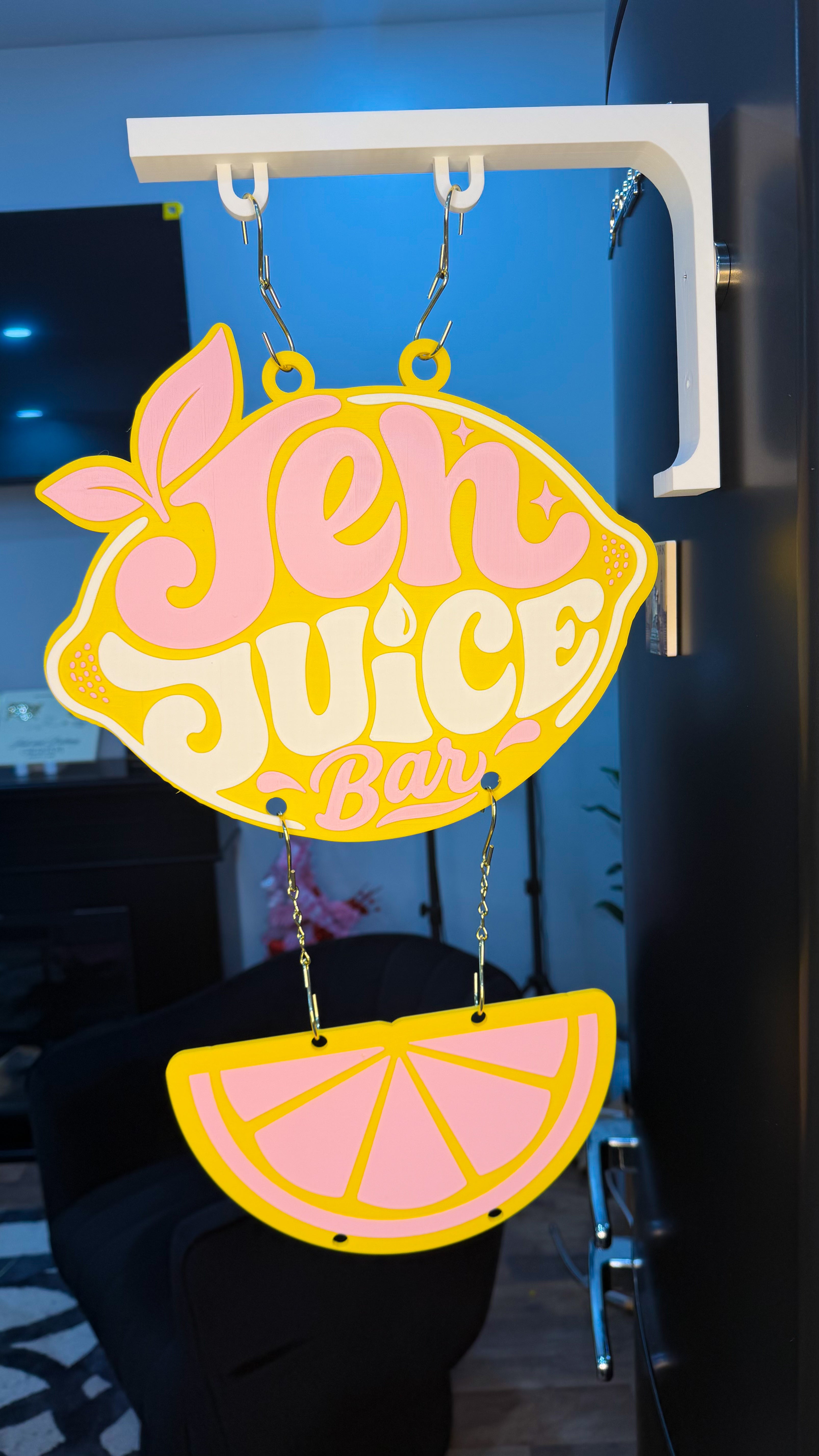 Custom Hanging Tent Market Sign (3D)