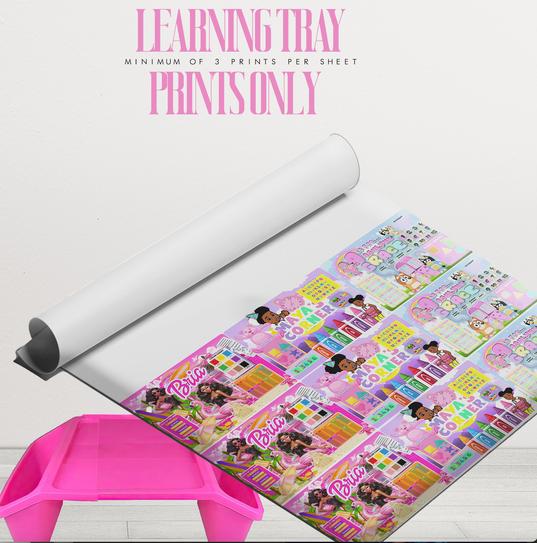 Prints Only | Learning Tray